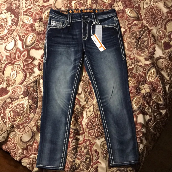 Rock Revival Denim - Rock revival jeans skinny size 27